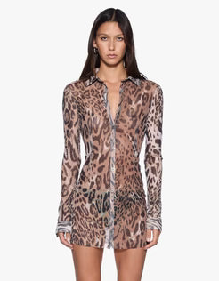 Devin LS Shirtdress - Wild