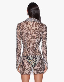 Devin LS Shirtdress - Wild
