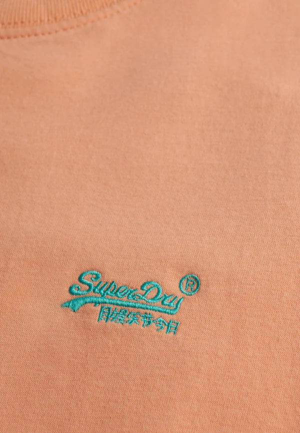 Essential Logo T-Shirt - Coral Reef/Blue