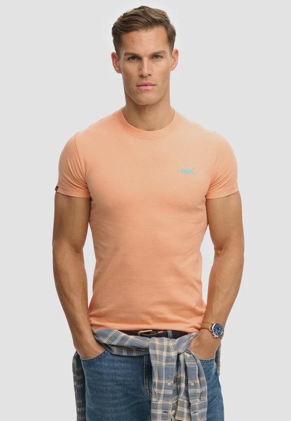 Essential Logo T-Shirt - Coral Reef/Blue