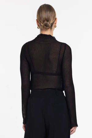 A Little Bit More Top - Black - Chillis & More NZ