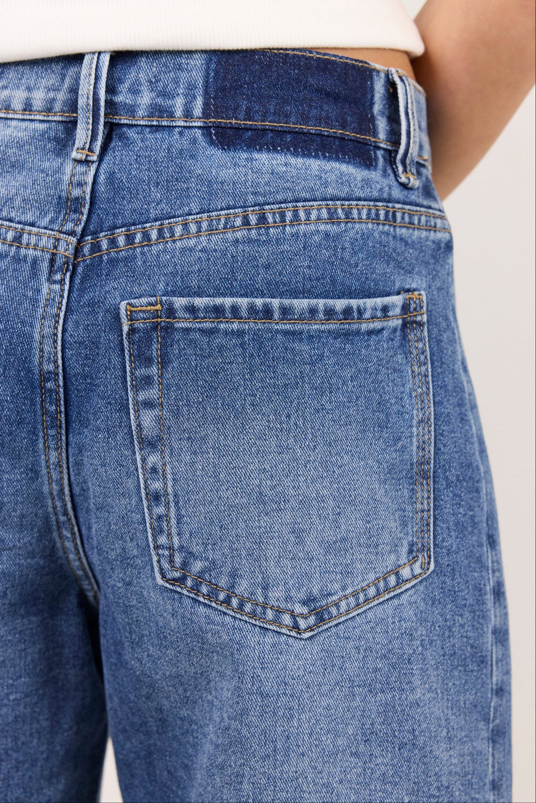 Academy Deep Blue Denim Barrel Shorts - Chillis & More NZ