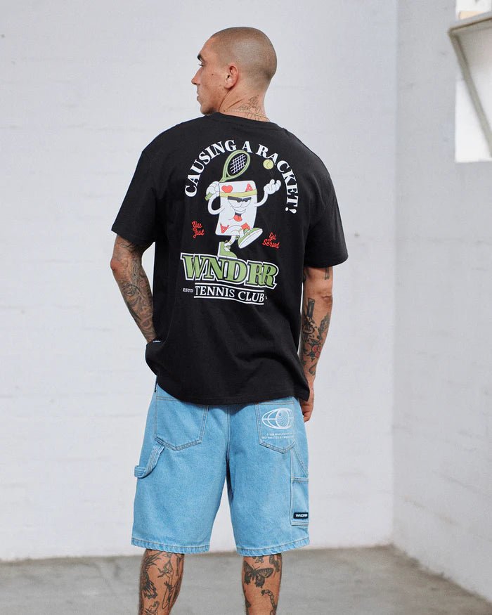 Ace Box Fit Tee - Black - Chillis & More NZ