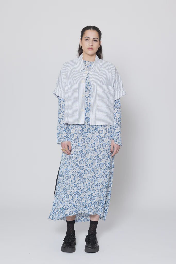 Admiration Shirt - White Stripe - Chillis & More NZ