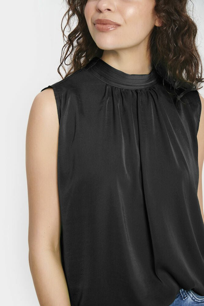 Aileen SZ Top - Black - Chillis & More NZ