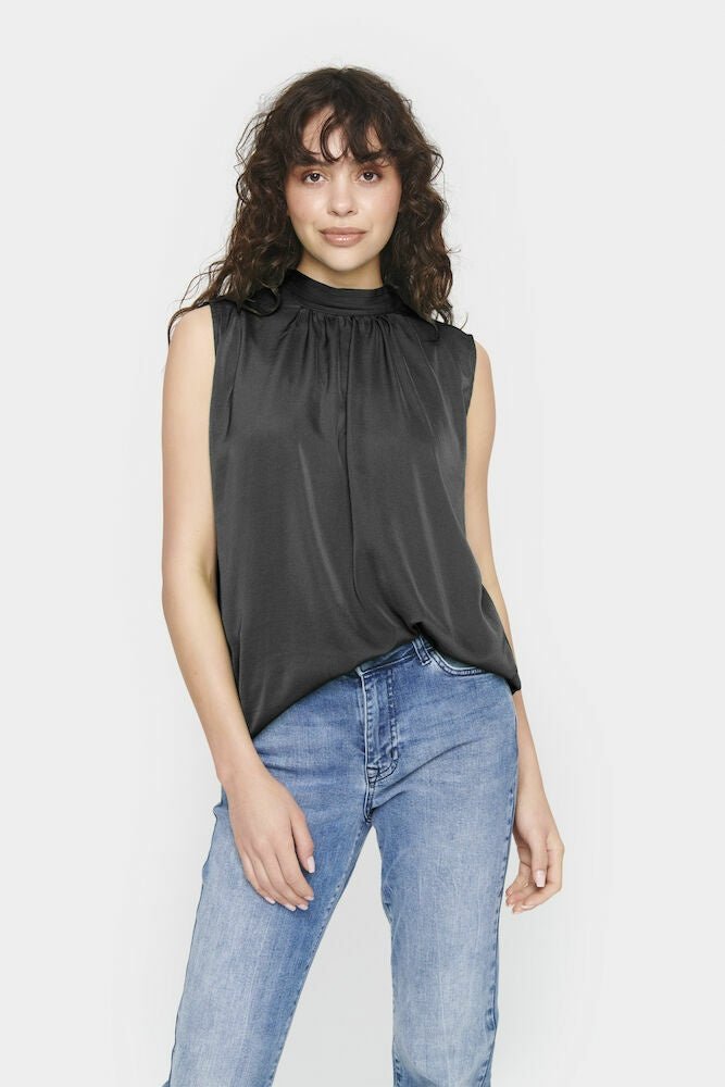 Aileen SZ Top - Black - Chillis & More NZ