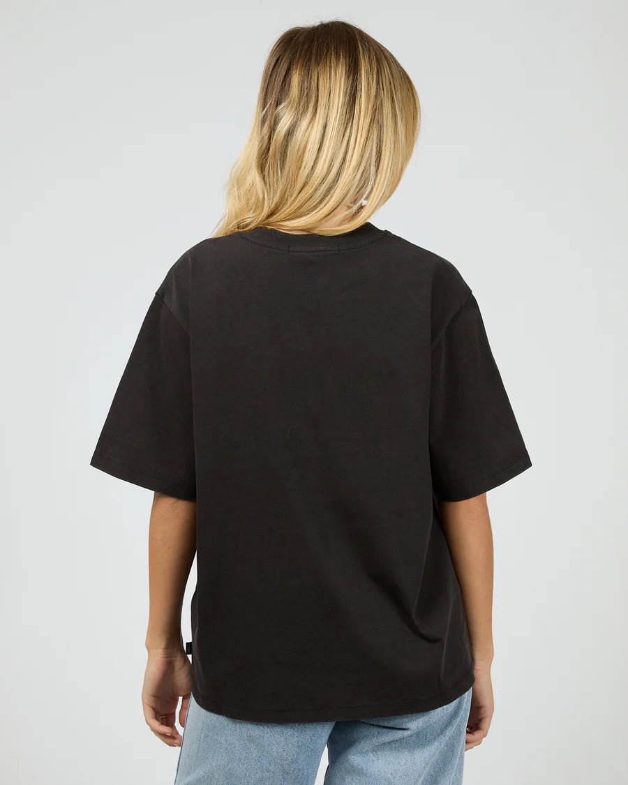 Airborne Tee - Washed Black - Chillis & More NZ
