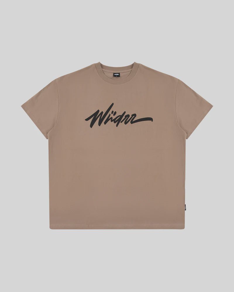 Apollo Box Fit Tee - Taupe - Chillis & More NZ