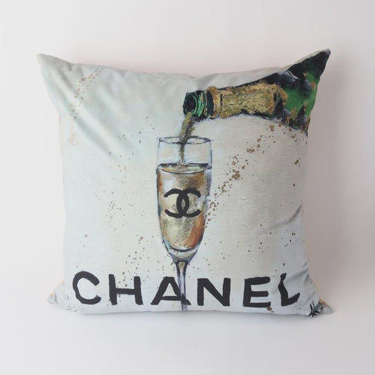 Art Cushion Velvet Chanel - Chillis & More NZ