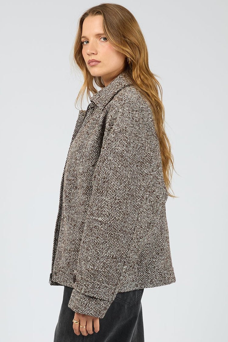 Asher Jacket - Chocolate - Chillis & More NZ