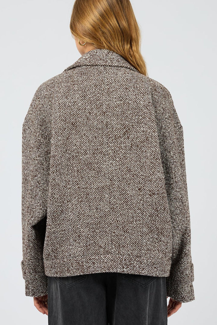 Asher Jacket - Chocolate - Chillis & More NZ