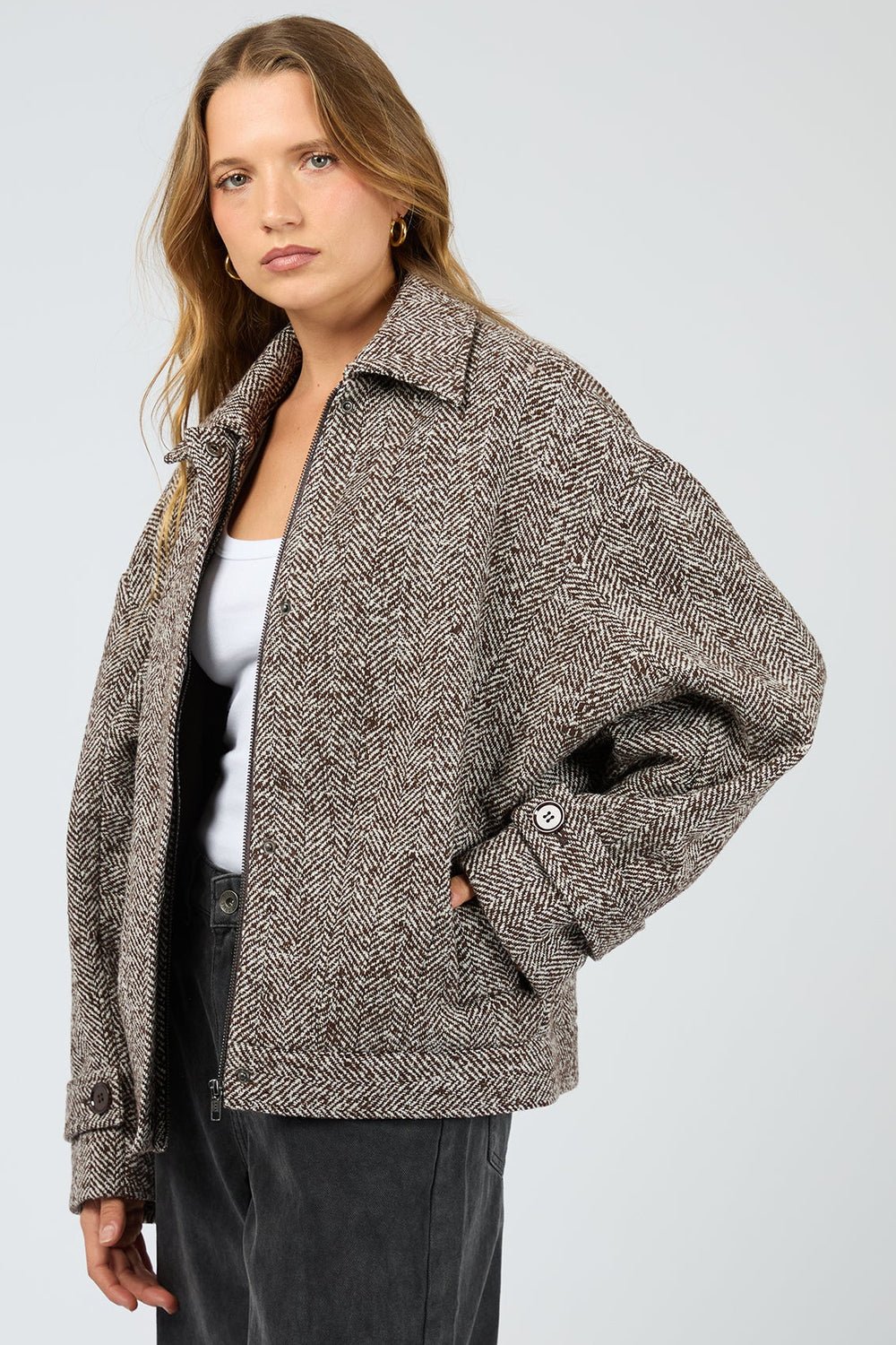 Asher Jacket - Chocolate - Chillis & More NZ