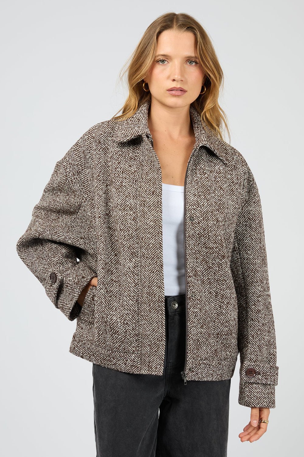 Asher Jacket - Chocolate - Chillis & More NZ