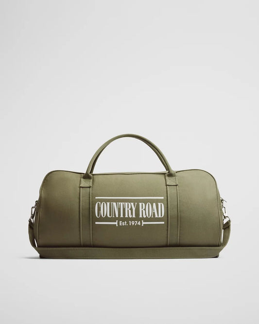 Australian Cotton Heritage Zip Canvas Tote - Forest Green - Chillis & More NZ