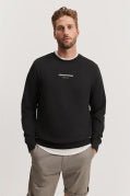 Australian Cotton Modern Logo Sweat - Black - Chillis & More NZ