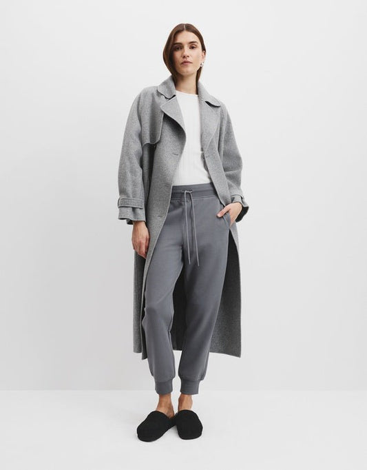 Australian Cotton Rib Cuff Track Pant - Shadow - Chillis & More NZ