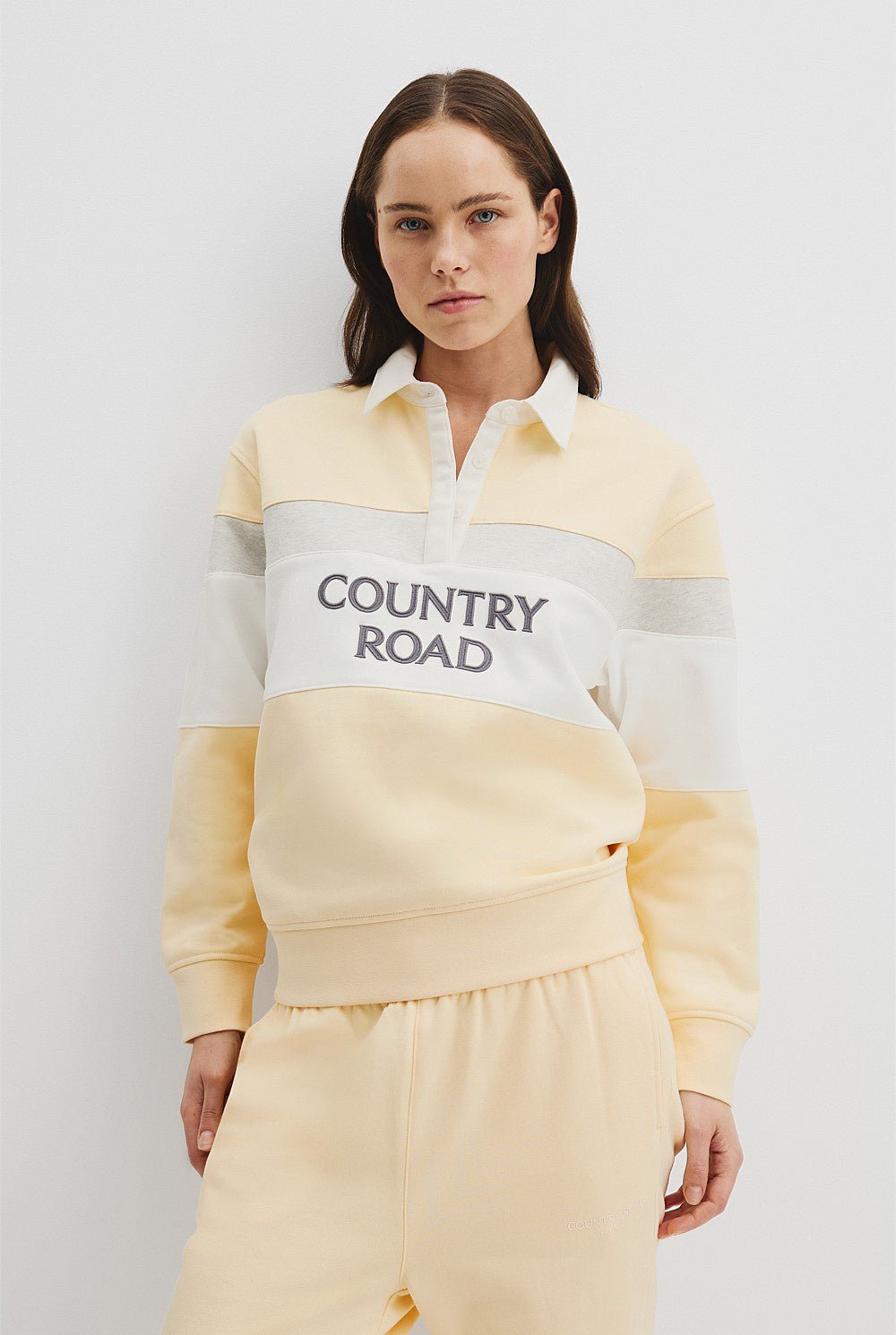 Australian Cotton Rugby Sweat - Buttermilk - Chillis & More NZ