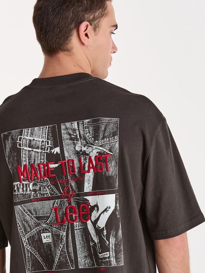 Authentic Boxcut Tee - Dark Slate - Chillis & More NZ