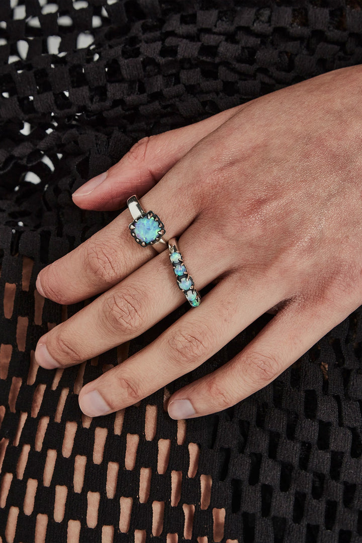 Baby Claw Ring - Opal - Chillis & More NZ