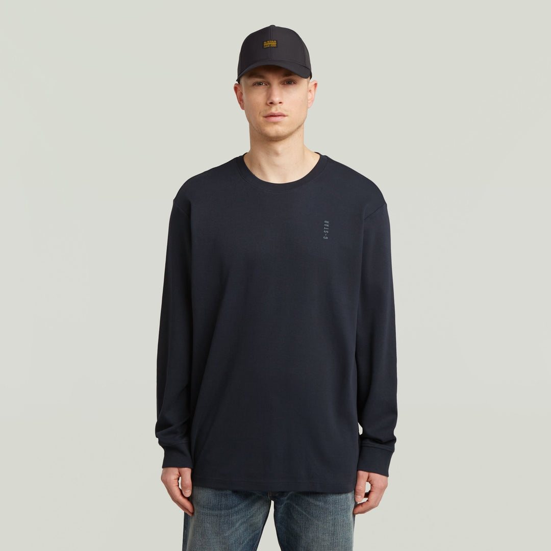 Back Embro Text Loose R T L/S - Salute - Chillis & More NZ