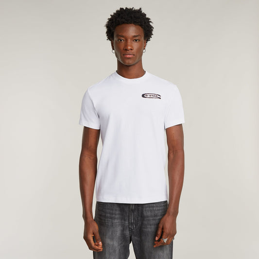 Back Graphic Arch Tee - White - Chillis & More NZ