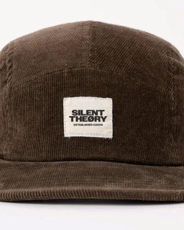 Badge Cord Cap - Brown - Chillis & More NZ