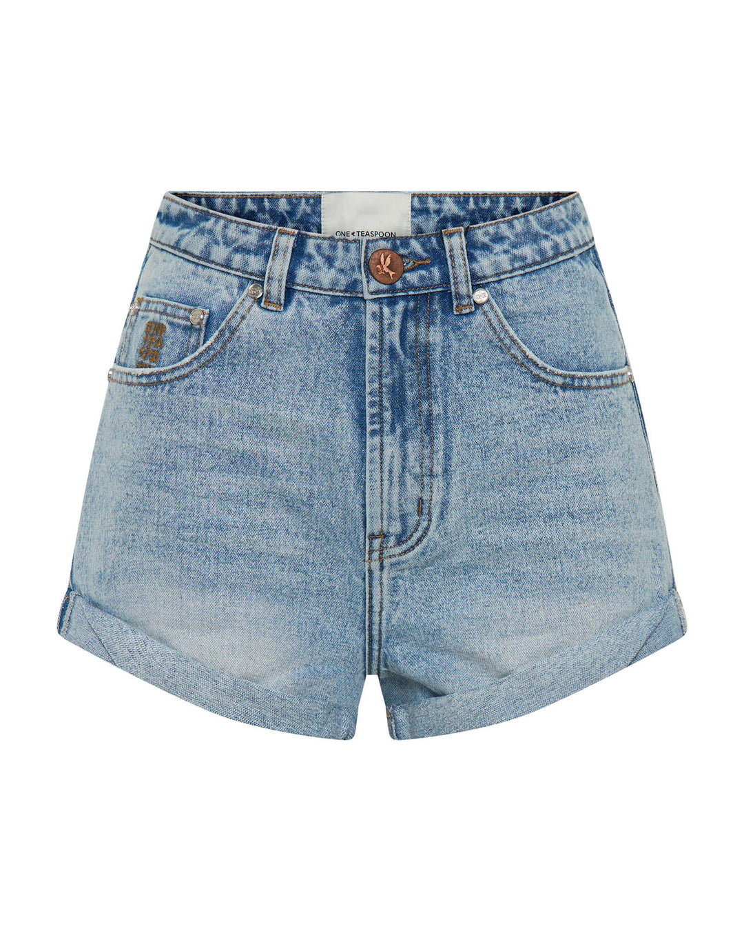 Bandits High Waist Denim Short - Hendrixe - Chillis & More NZ