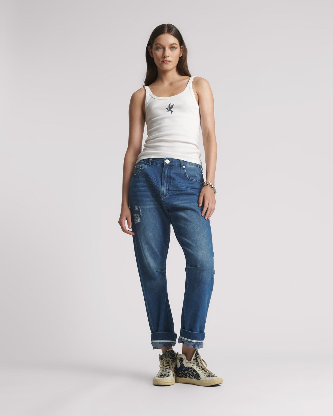 Bandits Low Waist Relaxed Jeans - Rosewood - Chillis & More NZ