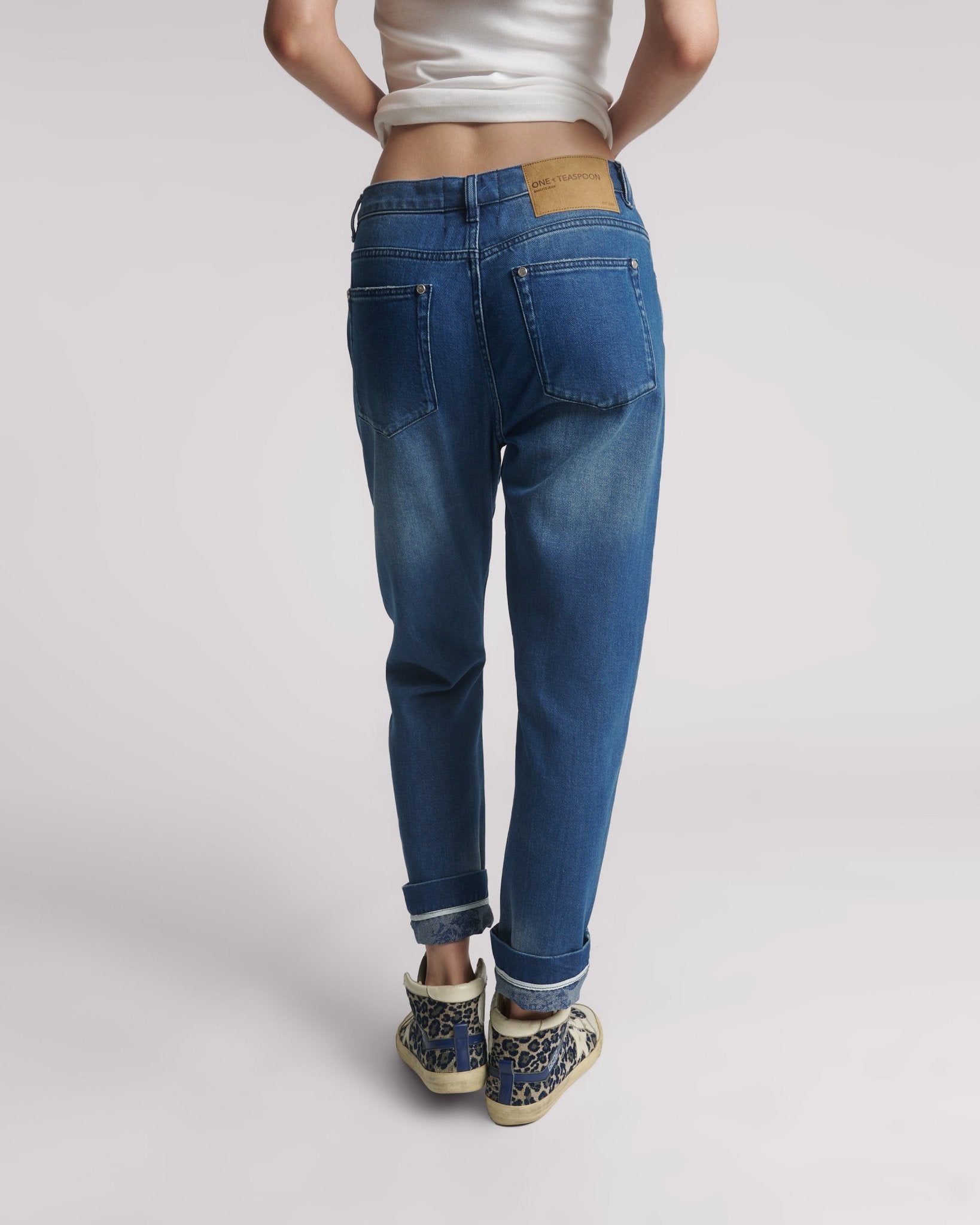 Bandits Low Waist Relaxed Jeans - Rosewood - Chillis & More NZ