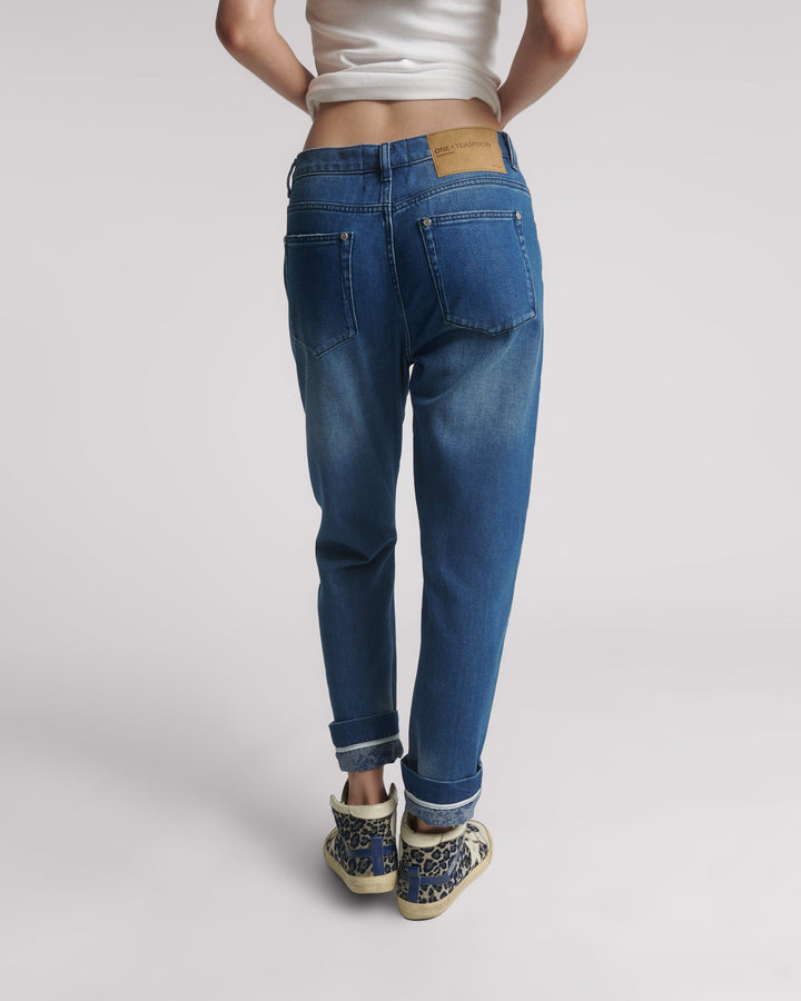 Bandits Low Waist Relaxed Jeans - Rosewood - Chillis & More NZ