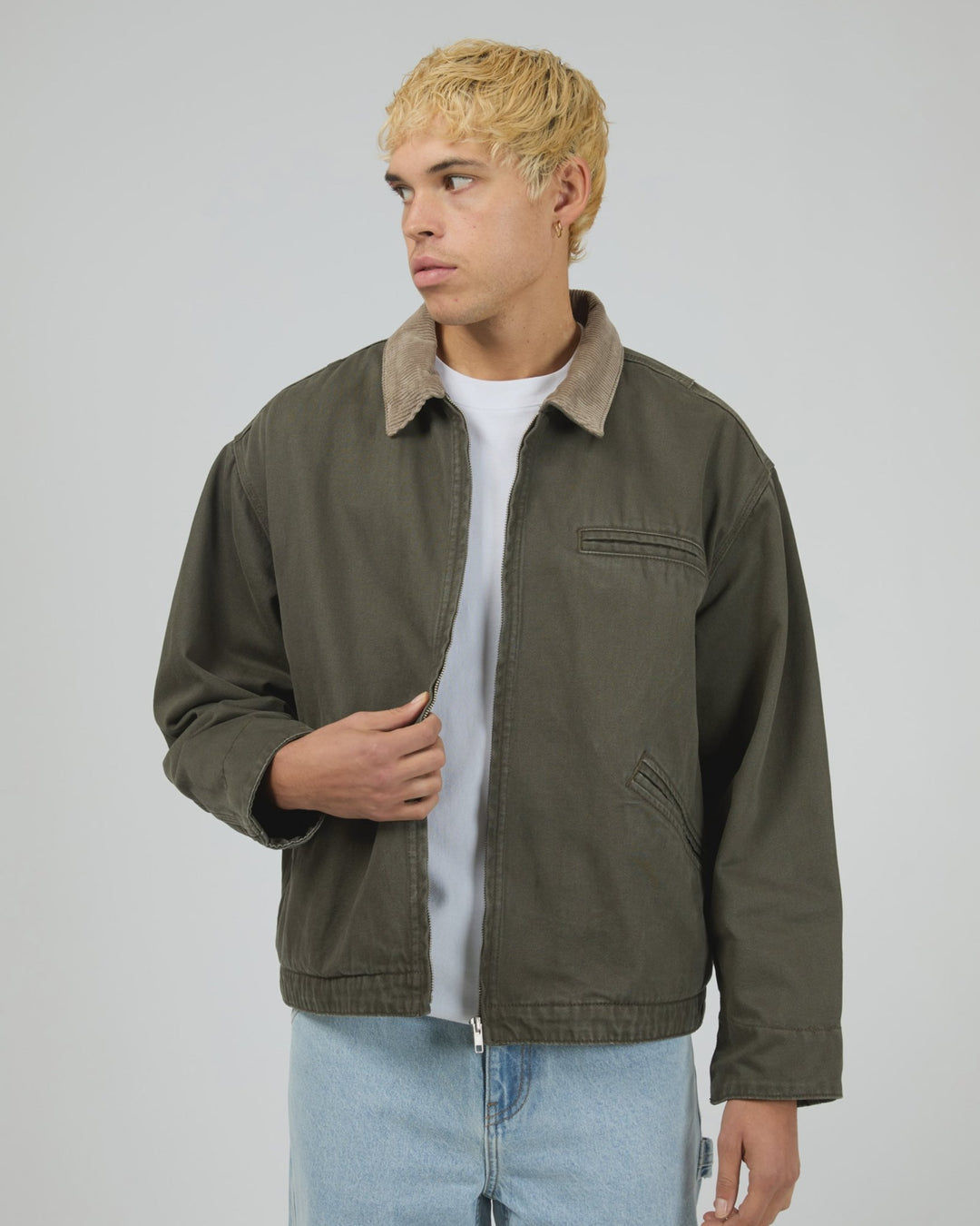Barn Jacket - Khaki - Chillis & More NZ
