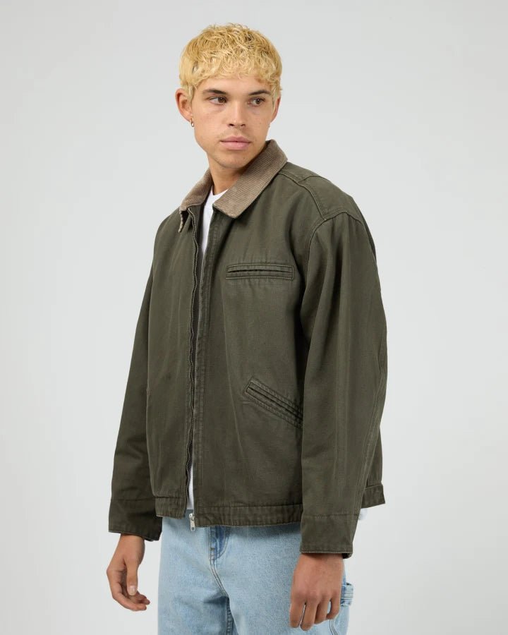 Barn Jacket - Khaki - Chillis & More NZ