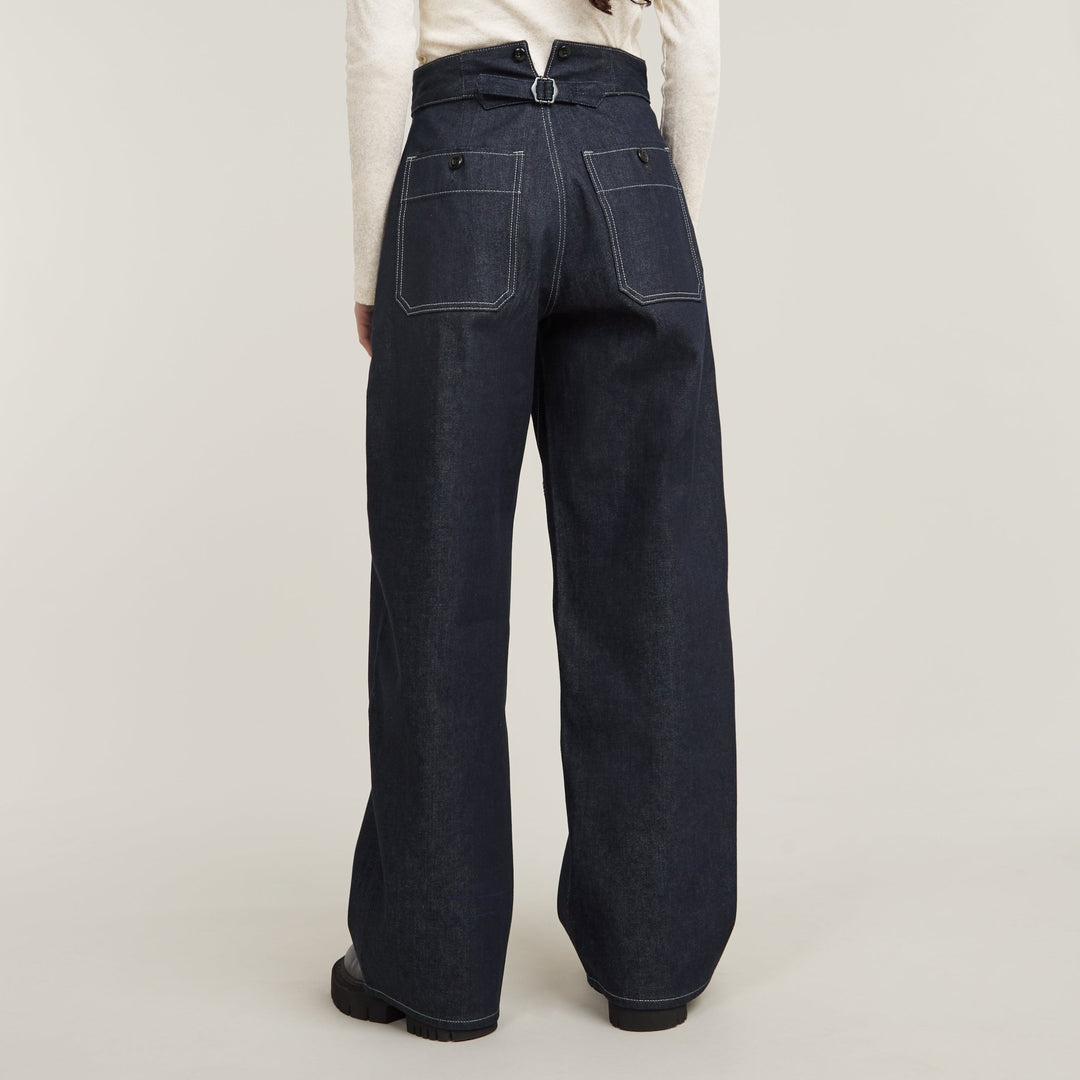 Barrel Utiity High Loose WMN Jean - Raw Denim - Chillis & More NZ