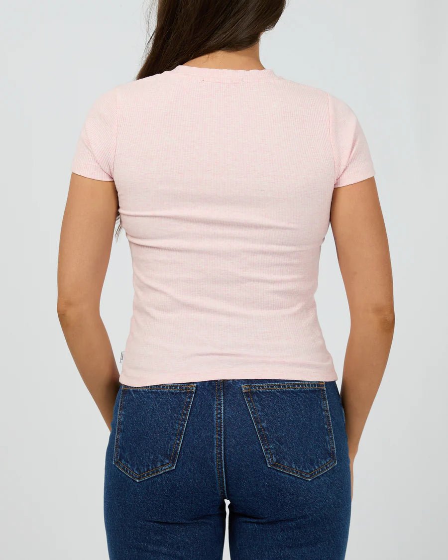 Bella Tee - Blush Marle - Chillis & More NZ