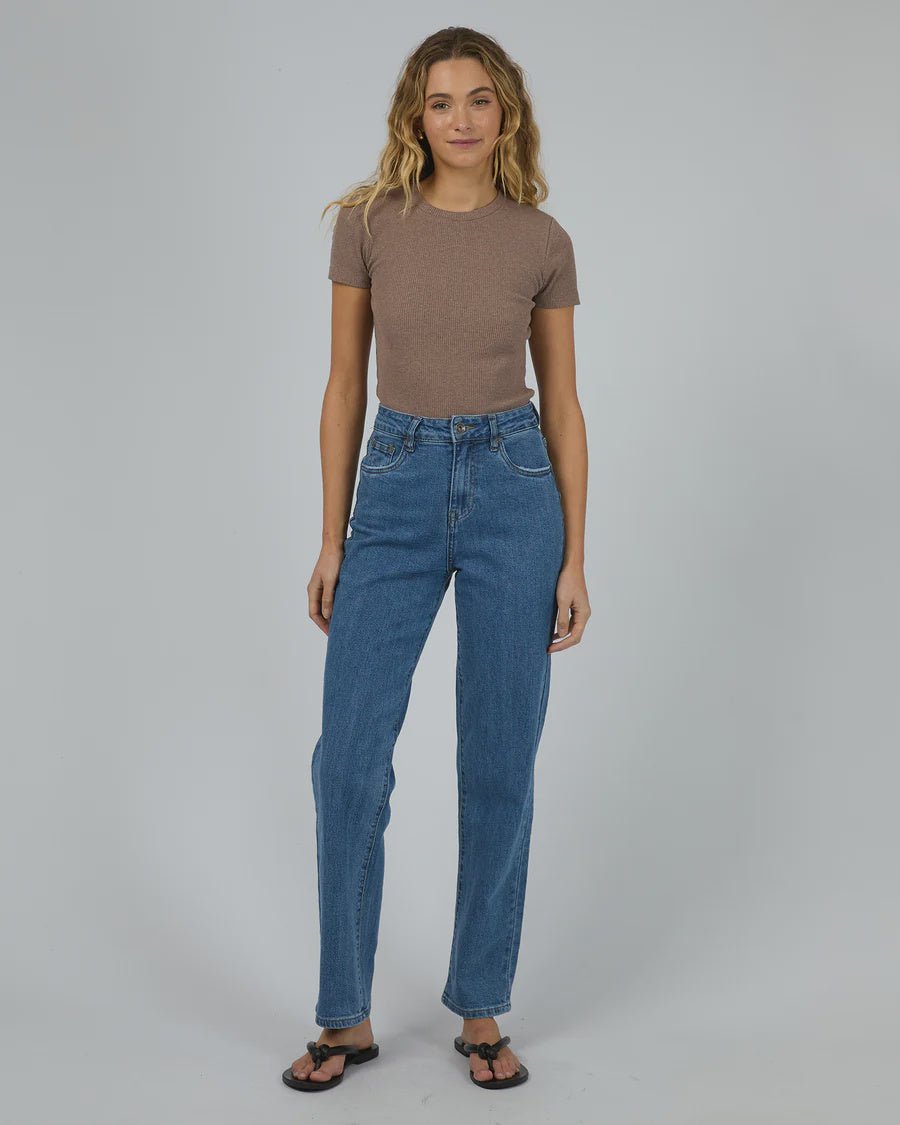 Bella Tee in Brown - Chillis & More NZ