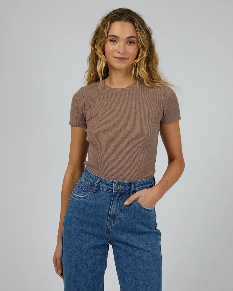 Bella Tee in Brown - Chillis & More NZ
