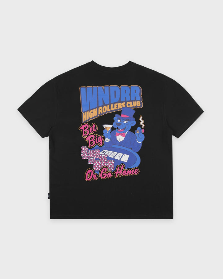 Bet Big Box Fit Tee - Black - Chillis & More NZ