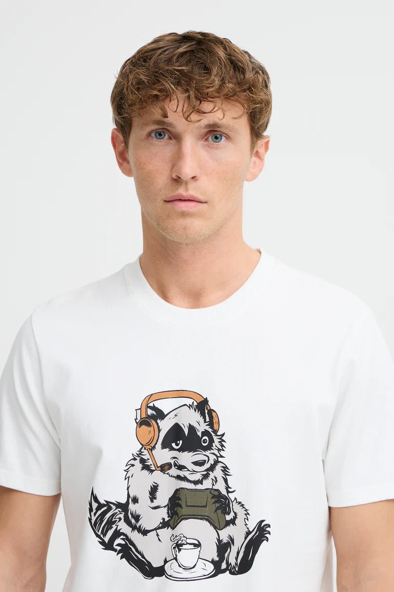 Blend He Javor Tee - White Gaming - Chillis & More NZ