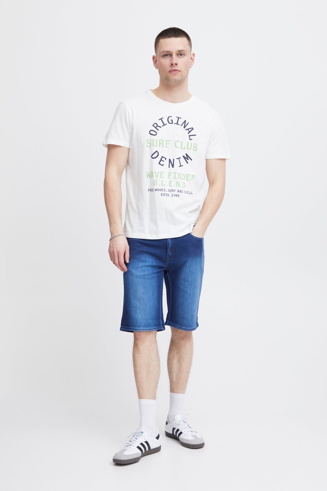 Blend He Tee - Snow White - Chillis & More NZ