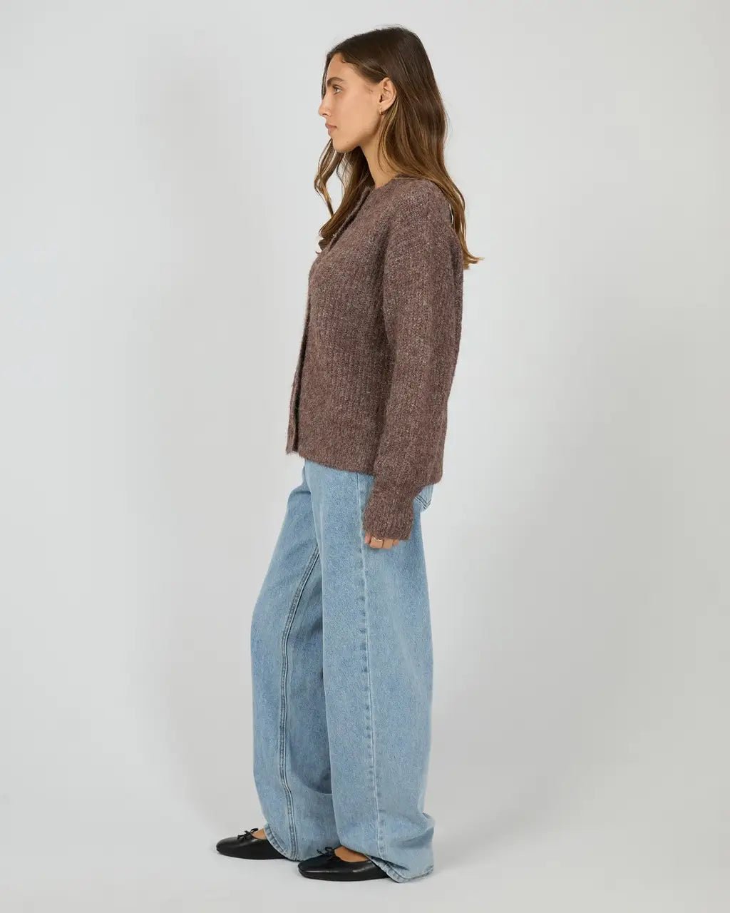Bonni Knit Cardigan - Cherry - Chillis & More NZ