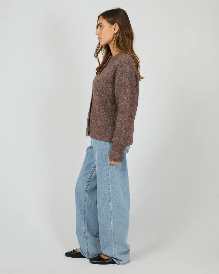 Bonni Knit Cardigan - Cherry - Chillis & More NZ