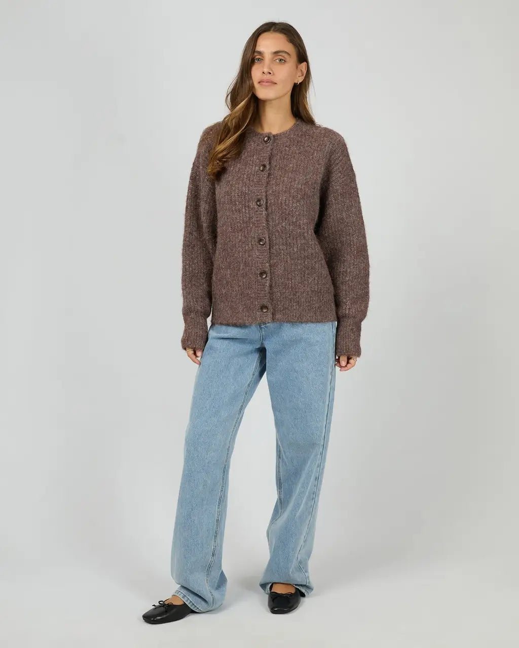 Bonni Knit Cardigan - Cherry - Chillis & More NZ