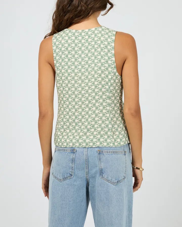 Bonnie Tie Top - Print - Chillis & More NZ