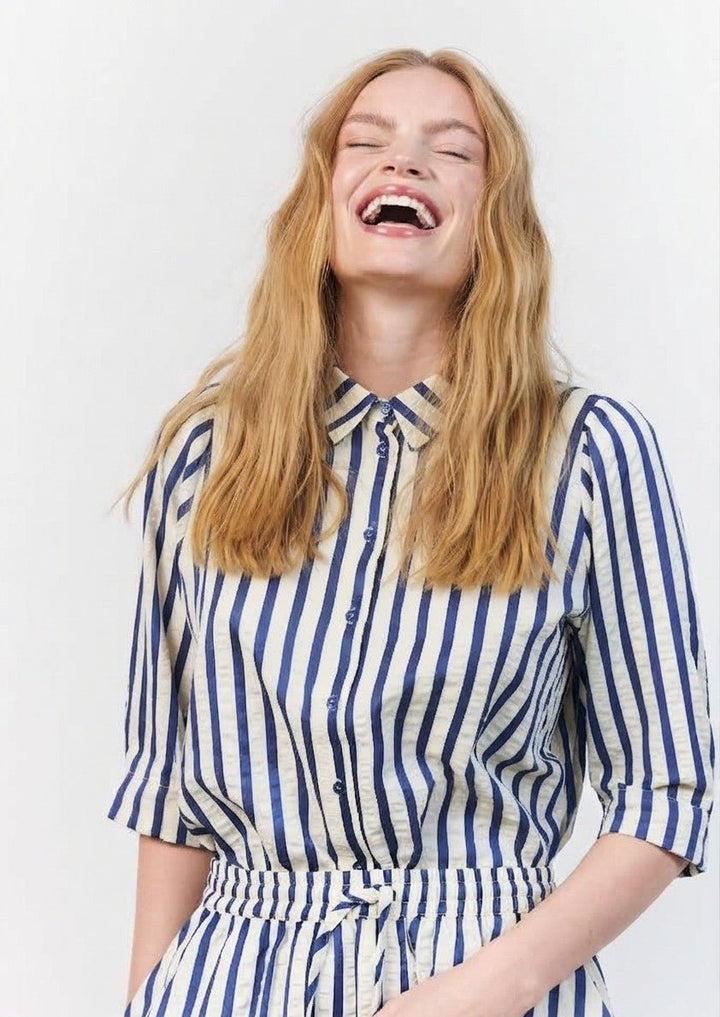 BonoLL Shirt SS - Blue Stripe - Chillis & More NZ