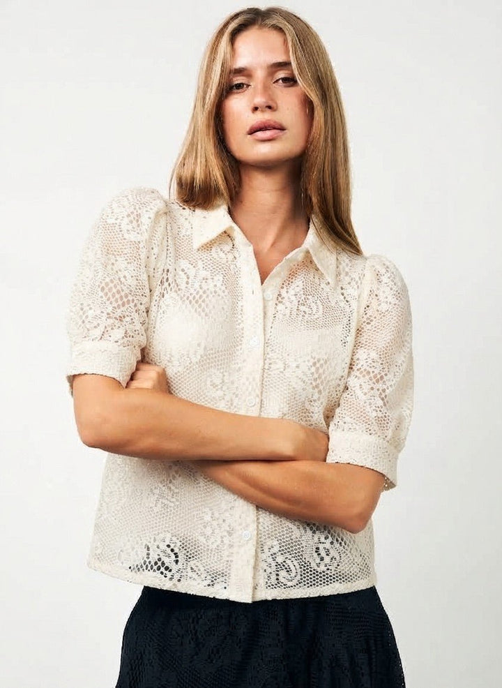 BonoLL Shirt SS - Creme - Chillis & More NZ