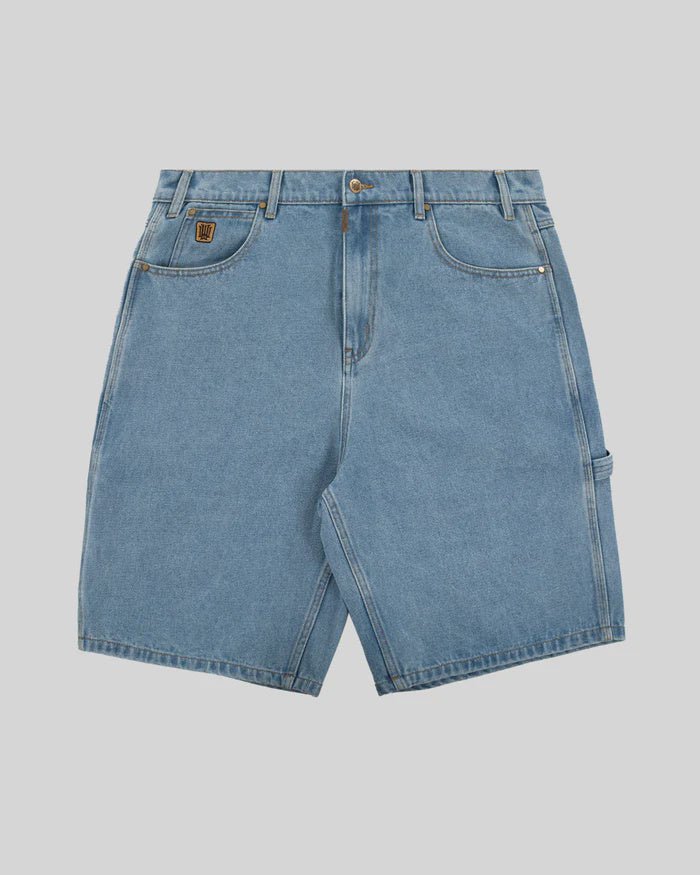 Booster Denim Short - Washed Blue - Chillis & More NZ