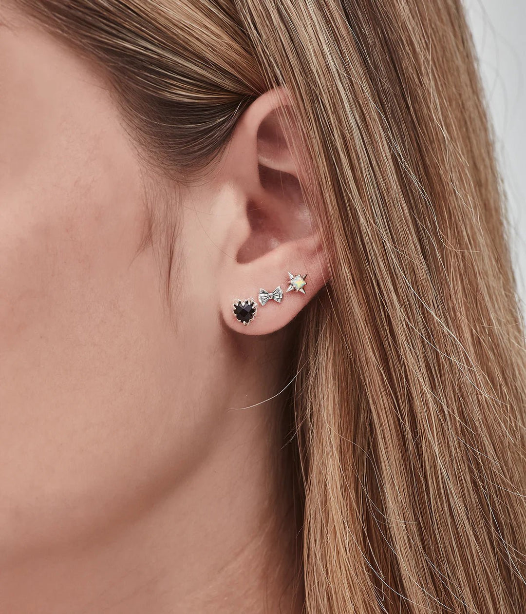 Bow Flat Back Earring - Chillis & More NZ