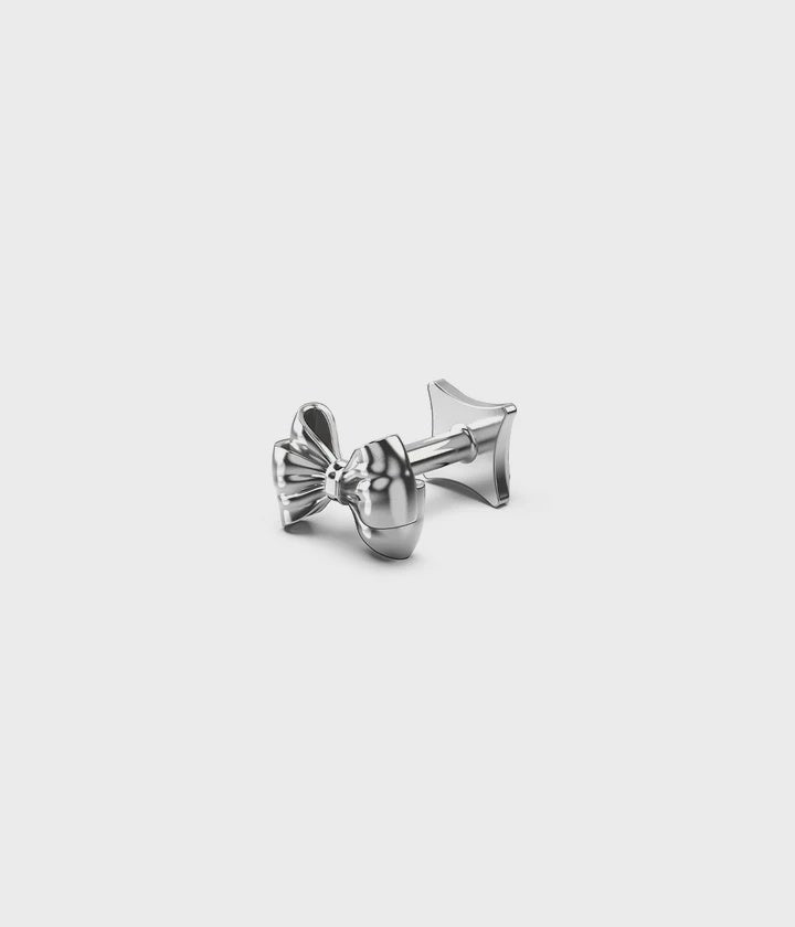 Bow Flat Back Earring - Chillis & More NZ