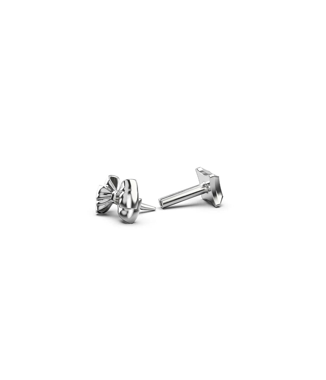 Bow Flat Back Earring - Chillis & More NZ