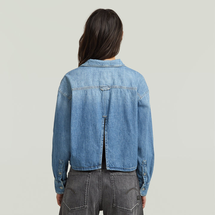 Boxy Day Shirt - Faded Isles Blue - Chillis & More NZ